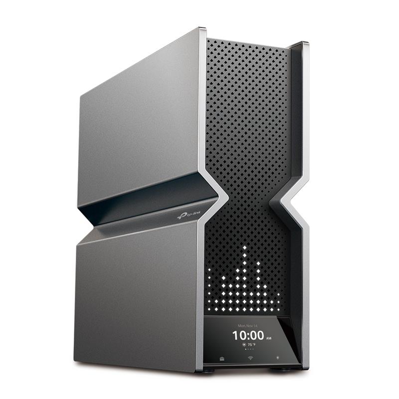 TP-Link Archer BE900 draadloze router Multi-Gigabit Ethernet Quad-band (2.4 GHz / 5 GHz-1 / 5 GHz-2 / 6 GHz) Zwart, Grijs