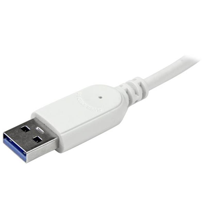 StarTech.com 4 Poorts draagbare compacte USB 3.0 hub met geïntegreerde kabel aluminium