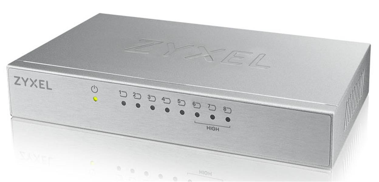 Zyxel ES-108A V3 Unmanaged Fast Ethernet (10/100) Metallic