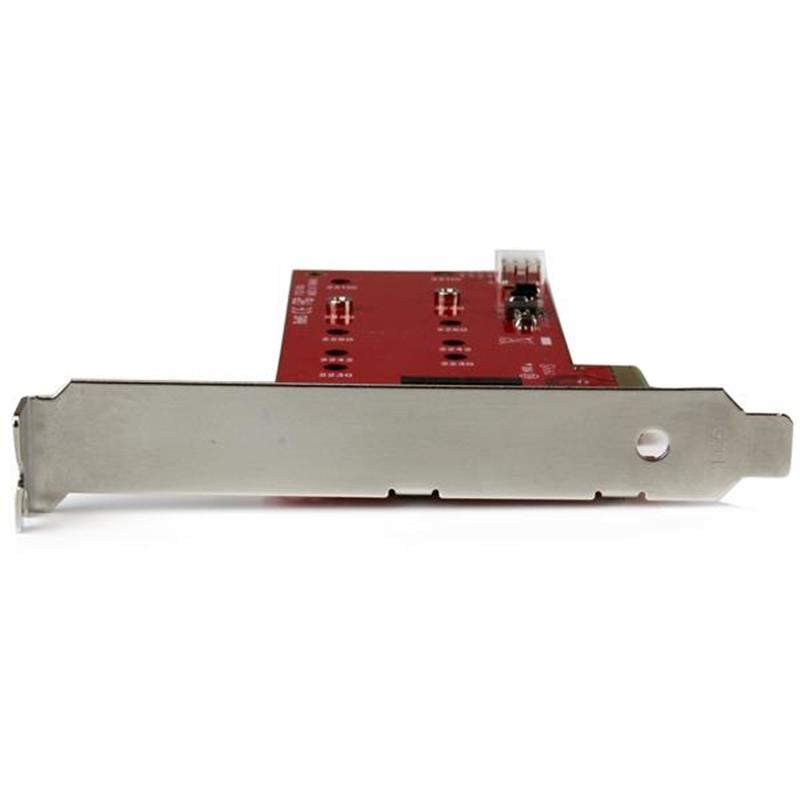 StarTech.com 2x M.2 SSD controller kaart PCI Express kaart