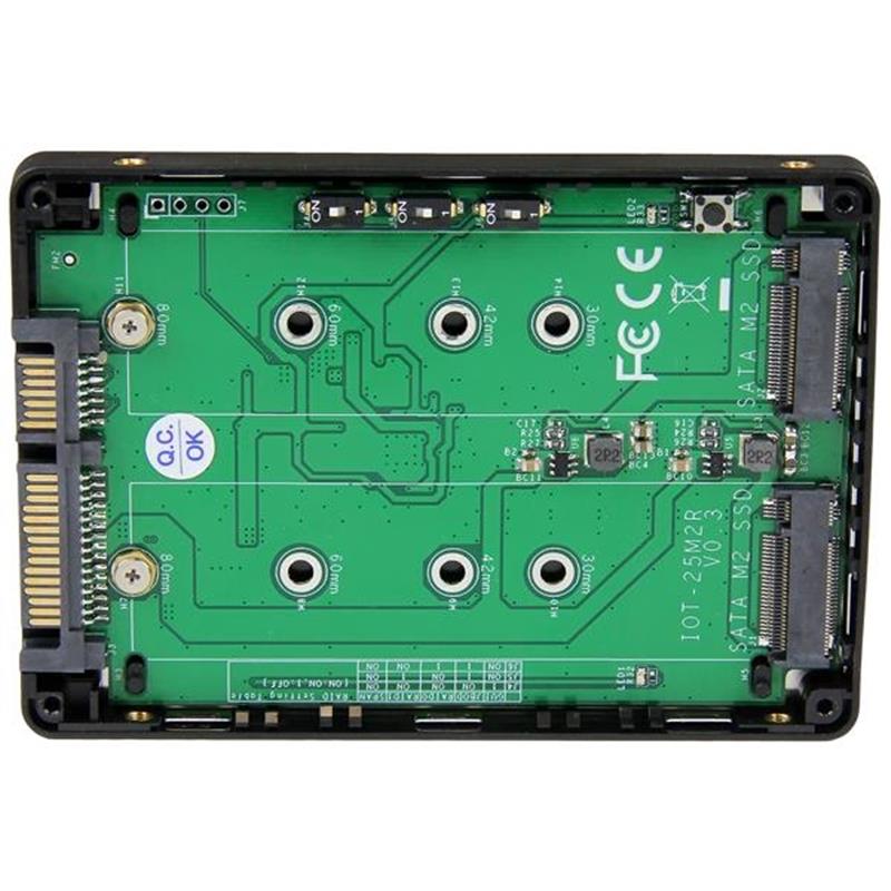 StarTech.com Dubbele M.2 NGFF SATA adapter met RAID