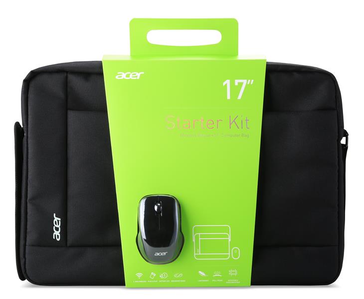 Acer NP.ACC11.01Y notebooktas 43,9 cm (17.3"") Aktetas Zwart
