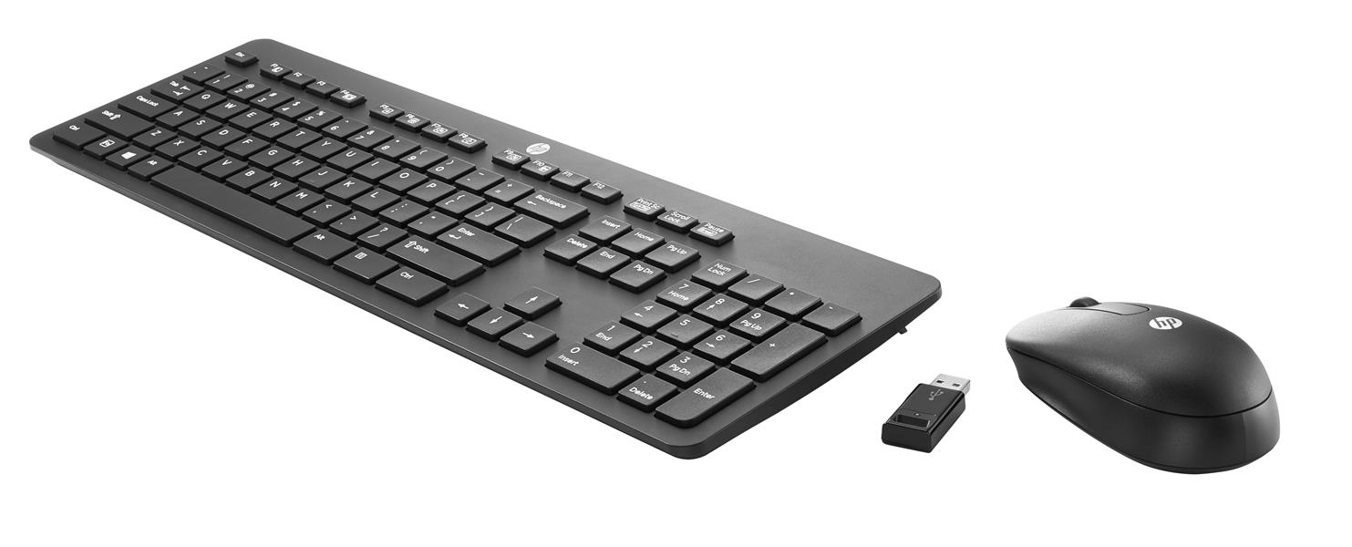 HP draadloos plat toetsenbord en muis