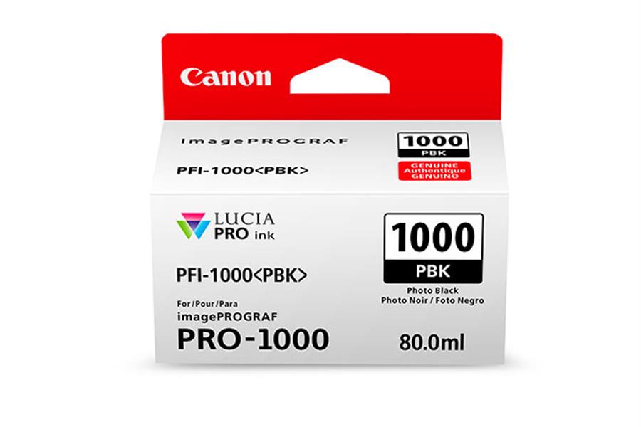 Canon PFI-1000 PBK Origineel Foto zwart