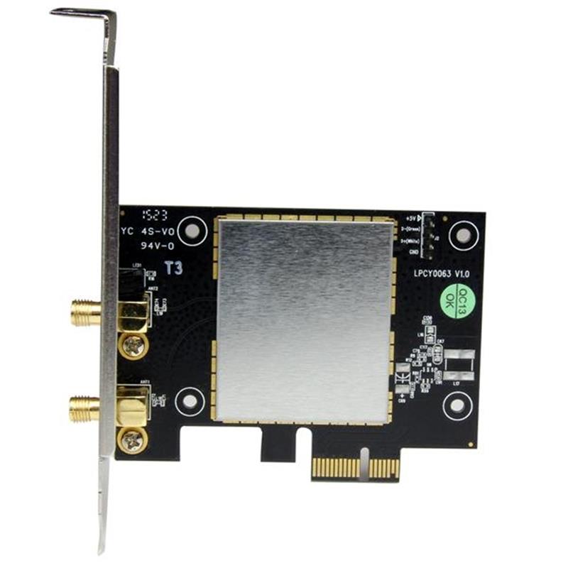 StarTech.com AC600 Wireless-AC netwerkadapter 802.11ac, PCI Express