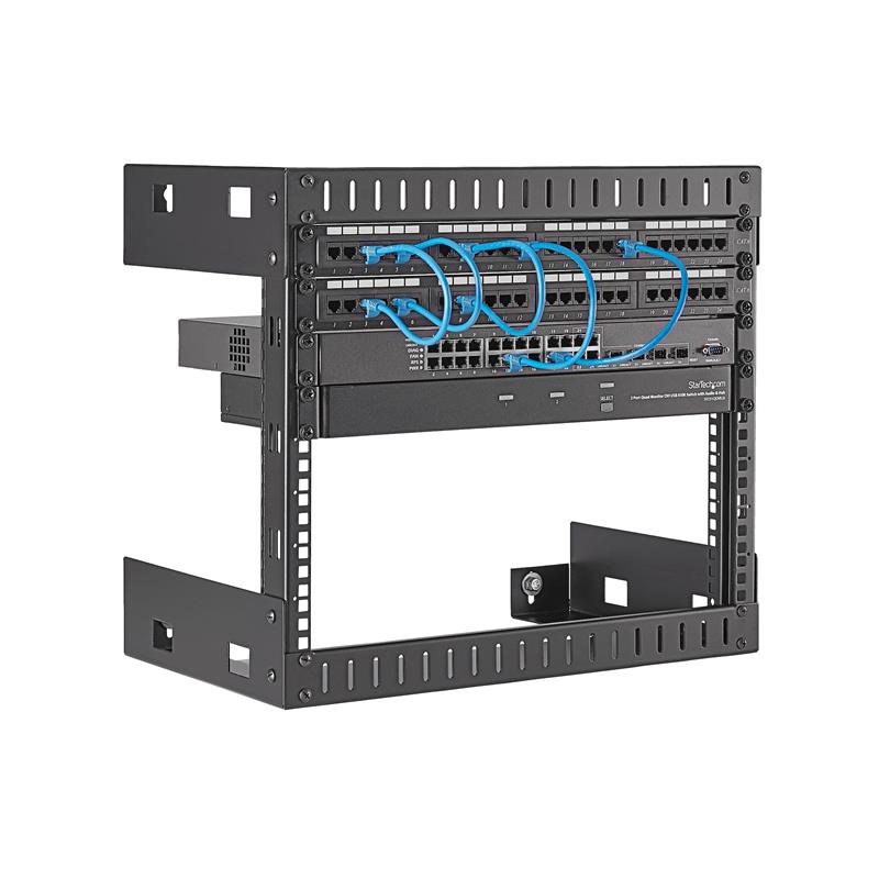 StarTech.com 8U Open Frame Rack Wandmontage 30cm Diep