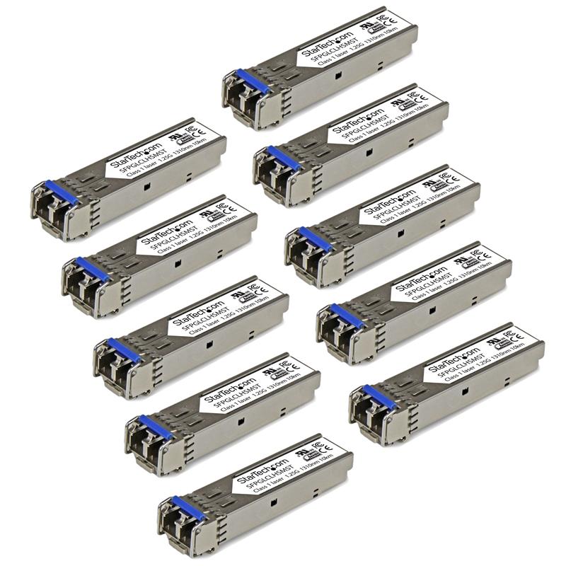 StarTech.com Cisco GLC-LH-SM compatibel SFP Transceiver module 1000BASE-LX/LH 10 stuks