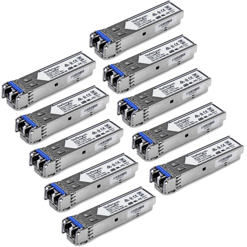 StarTech.com Cisco GLC-LH-SMD compatibel SFP Transceiver module 1000BASE-LX/LH 10 stuks