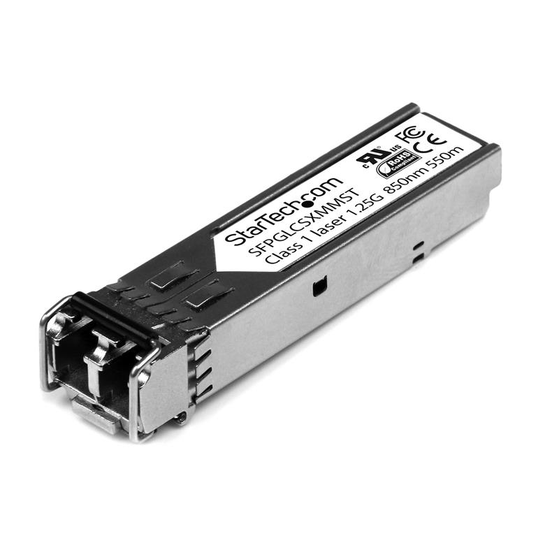 StarTech.com Gigabit Fiber SFP Transceiver Module Cisco GLC-SX-MM Compatibel MM LC 550m 10 stuks