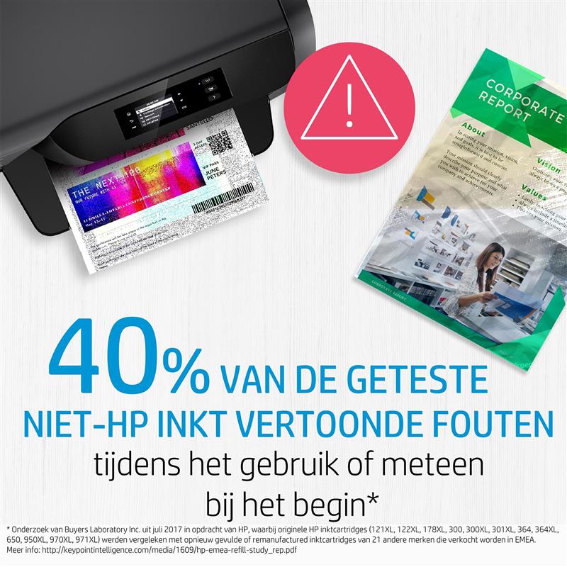 HP 304 originele drie-kleuren inktcartridge