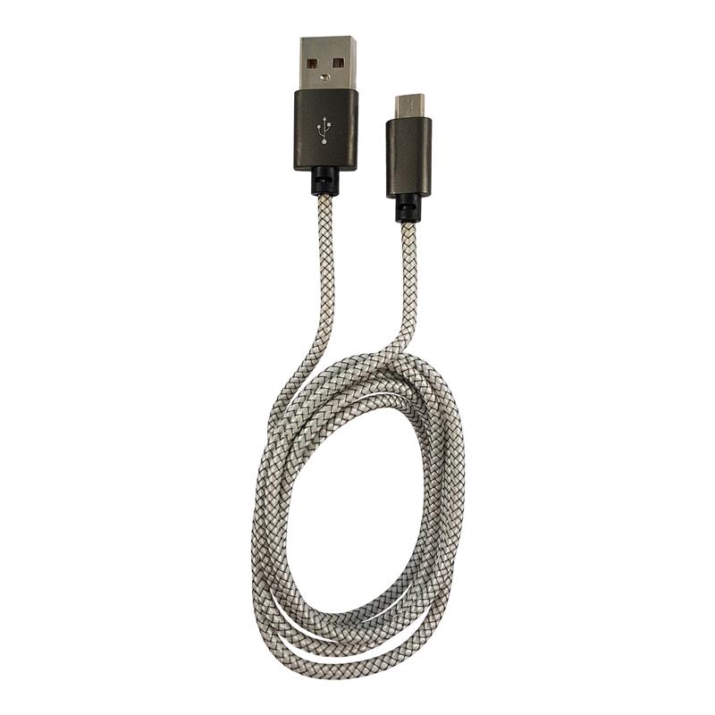 LC-Power LC-C-USB-MICRO-1M-1 USB A to Micro USB cable silver 1m