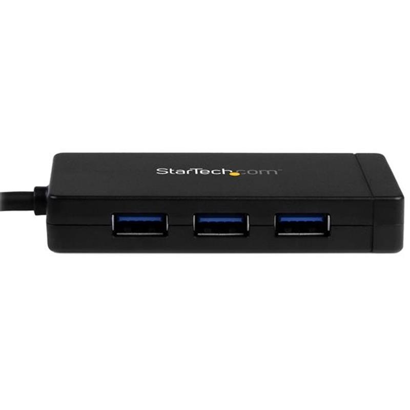 StarTech.com 3 Poorts USB 3.0 Hub met Gigabit Ethernet USB-C inclusief voedingsadapter