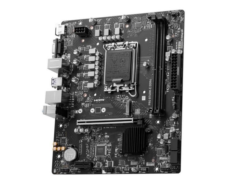 MSI PRO B760M-E DDR4 moederbord Intel B760 LGA 1700 micro ATX