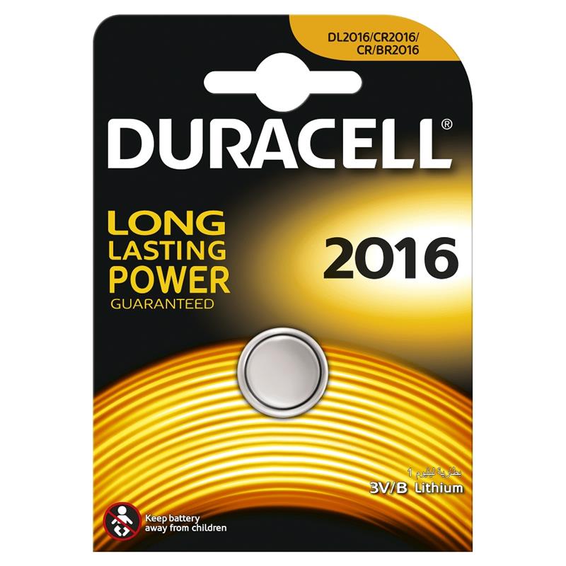Duracell DL2016 Wegwerpbatterij CR2016 Lithium