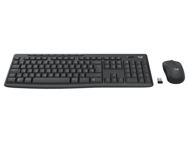 Logitech MK370 Combo for Business toetsenbord Inclusief muis RF-draadloos + Bluetooth QWERTY Hebreeuws Grafiet