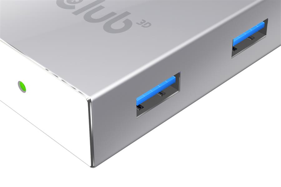 CLUB3D USB 3.0 Type C HUB to 4x USB3.0 High Speed