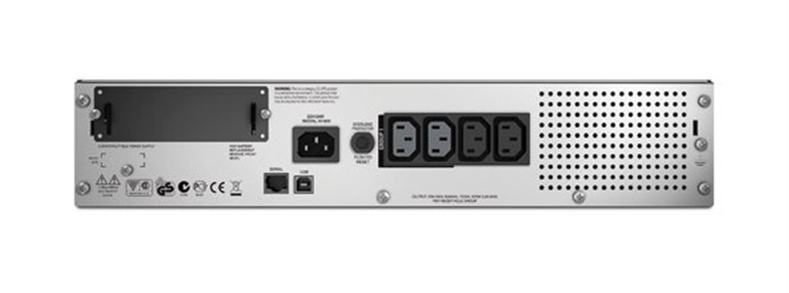 APC Smart-UPS SMT750RMI2UNC - Noodstroomvoeding 4x C13, USB, rack mountable, NMC, 750VA