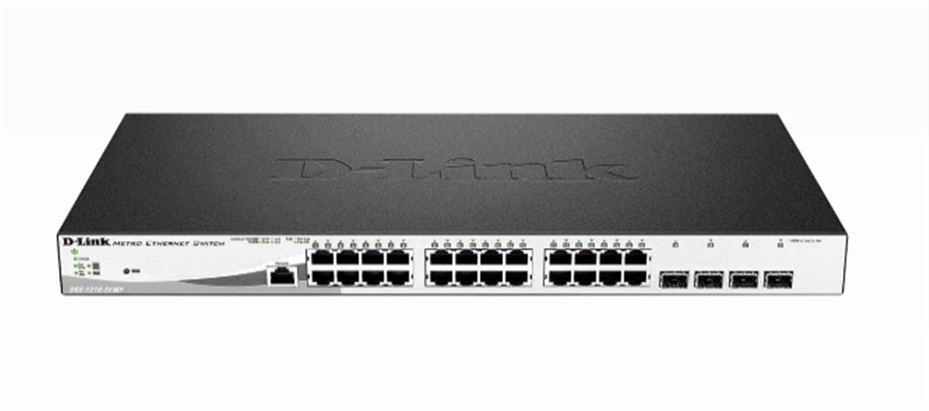 D-Link DGS-1210-28MP netwerk-switch Managed L2 Gigabit Ethernet (10/100/1000) Power over Ethernet (PoE) 1U Zwart, Grijs