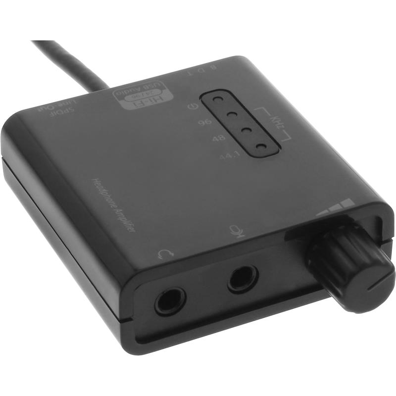 InLine USB Headset Amplifier with Equalizer and Optical OUT