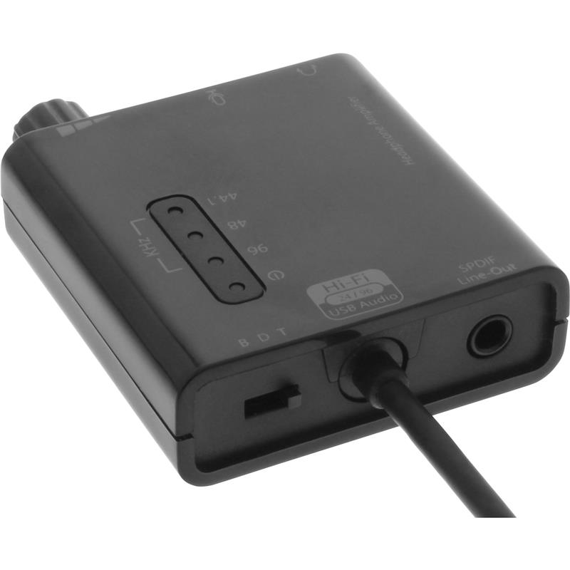InLine USB Headset Amplifier with Equalizer and Optical OUT