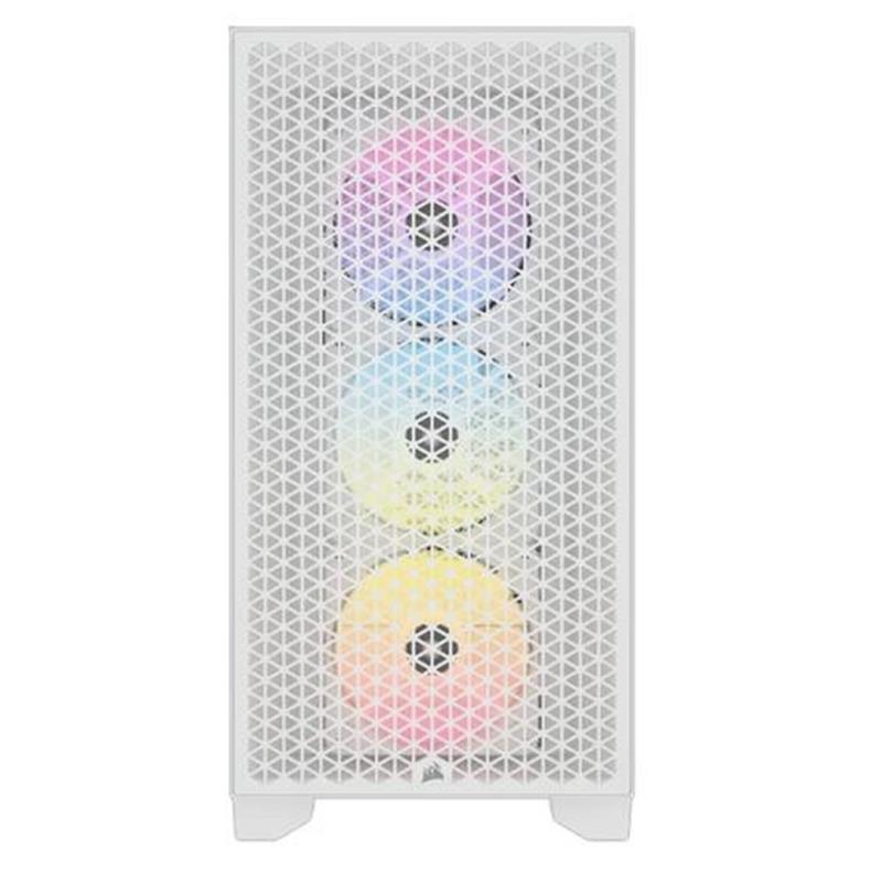 3000D RGB Tempered Glass Mid-Tower White