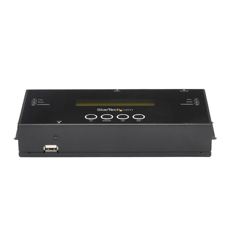 StarTech.com 1:1 standalone hardeschijf-duplicator en -wisser voor 2.5"" / 3.5"" SATA en SAS schijven