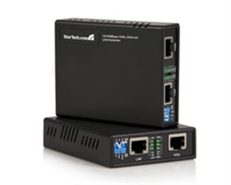 StarTech.com 10/100 VDSL2 Ethernet Extender Kit over Single Pair Wire – 1km 100 Mbit/s