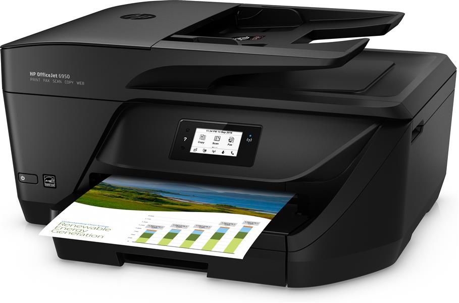 HP OfficeJet 6950 Thermische inkjet 16 ppm 4800 x 1200 DPI A4 Wi-Fi