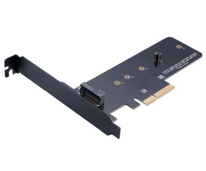 Akasa M 2 SSD to PCIe adapter card with heatsink cooler and thermal pad Full height and Low profile bracket included