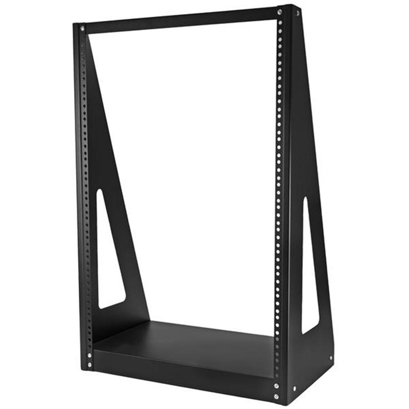 StarTech.com Heavy duty rack met twee stijlen Stevig open-frame serverkast 16U