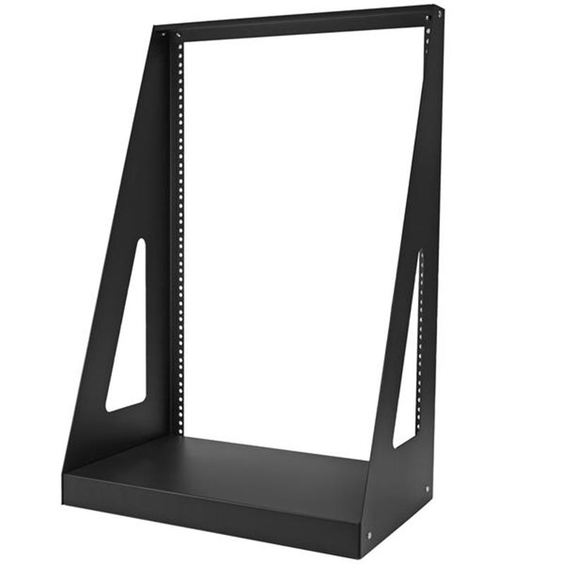 StarTech.com Heavy duty rack met twee stijlen Stevig open-frame serverkast 16U