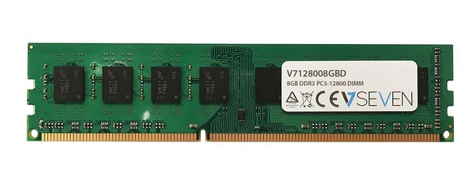 V7 V7128008GBD geheugenmodule 8 GB 1 x 8 GB DDR3 1600 MHz