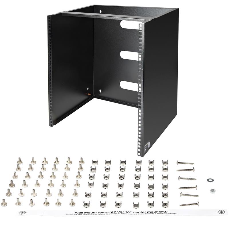 StarTech.com 12U wand monteerbaar rack voor 12""/30 cm diep apparatuur wandkast