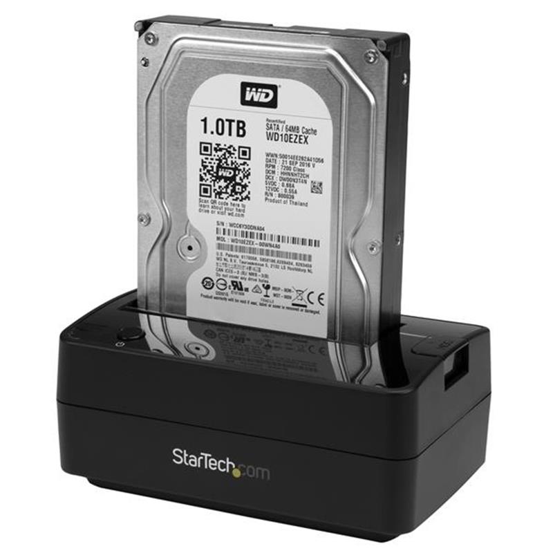 StarTech.com Schijf docking station voor 2.5 / 3.5"" SATA Drives USB 3.1 (USB-A, USB-C) of eSATA