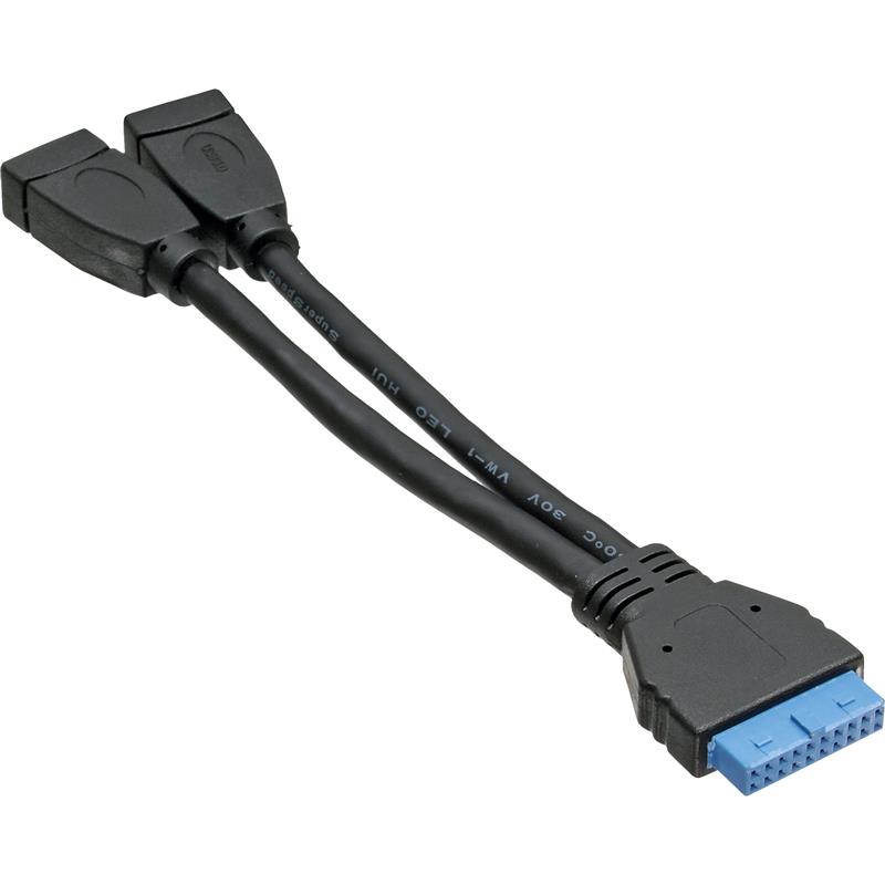 InLine USB 3 0 Adapterkabel 2x Female