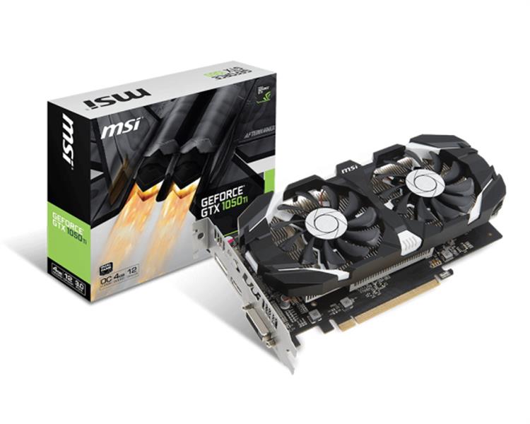MSI GeForce GTX 1050 Ti 4GT OC NVIDIA 4 GB GDDR5