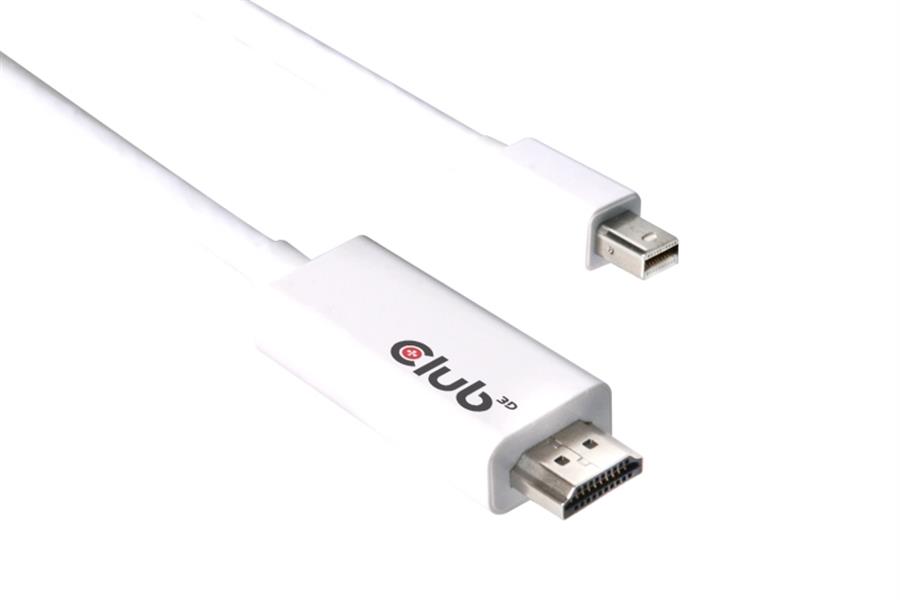 CLUB3D Mini DisplayPort™ 1.2 to HDMI™ 2.0 Active Kabel 4K60Hz 3Meter M/M
