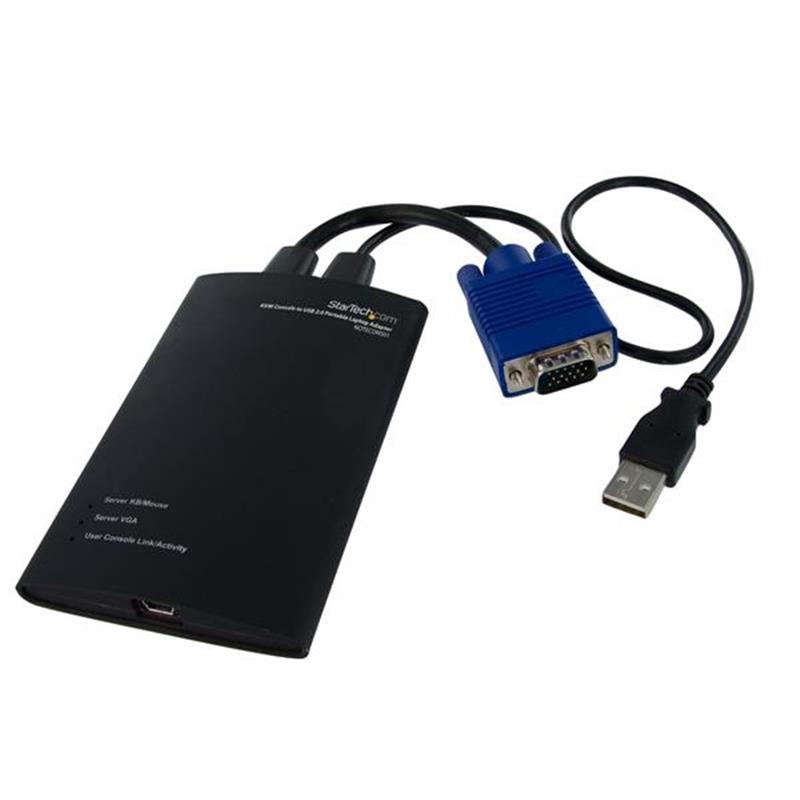 StarTech.com KVM-Console via USB 2.0 Draagbare Laptop Adapter