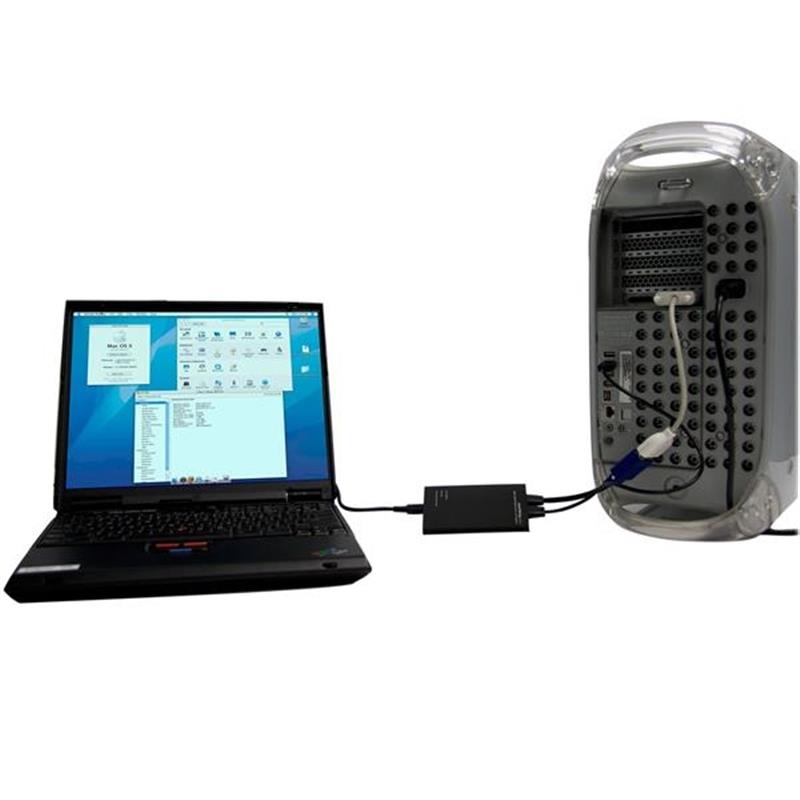 StarTech.com KVM-Console via USB 2.0 Draagbare Laptop Adapter