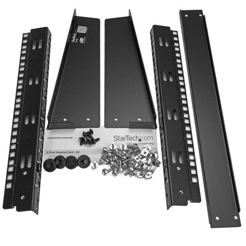 StarTech.com 8U Desktop rack serverkast 2-stijlen Open Frame Rack