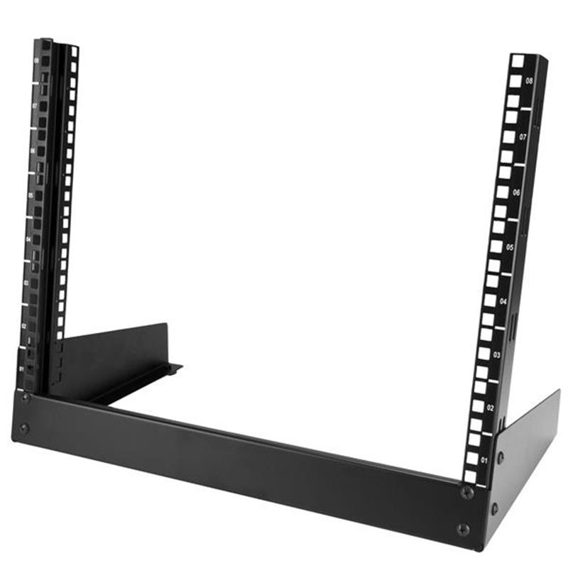 StarTech.com 8U Desktop rack serverkast 2-stijlen Open Frame Rack