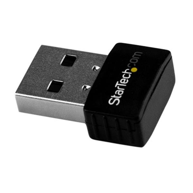 StarTech.com USB Wi-Fi adapter AC600 Dual-Band Nano adapter draadloos