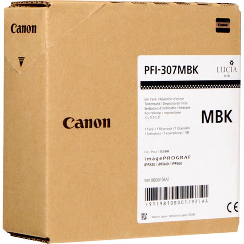 Canon PFI-307MBK Origineel Zwart