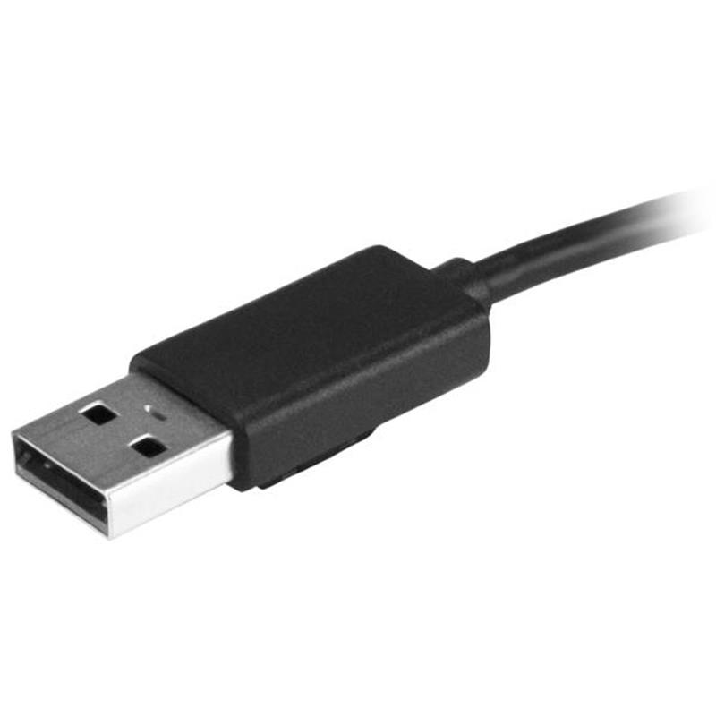 StarTech.com 4-poorts draagbare USB 2.0 hub met geïntegreerde kabel