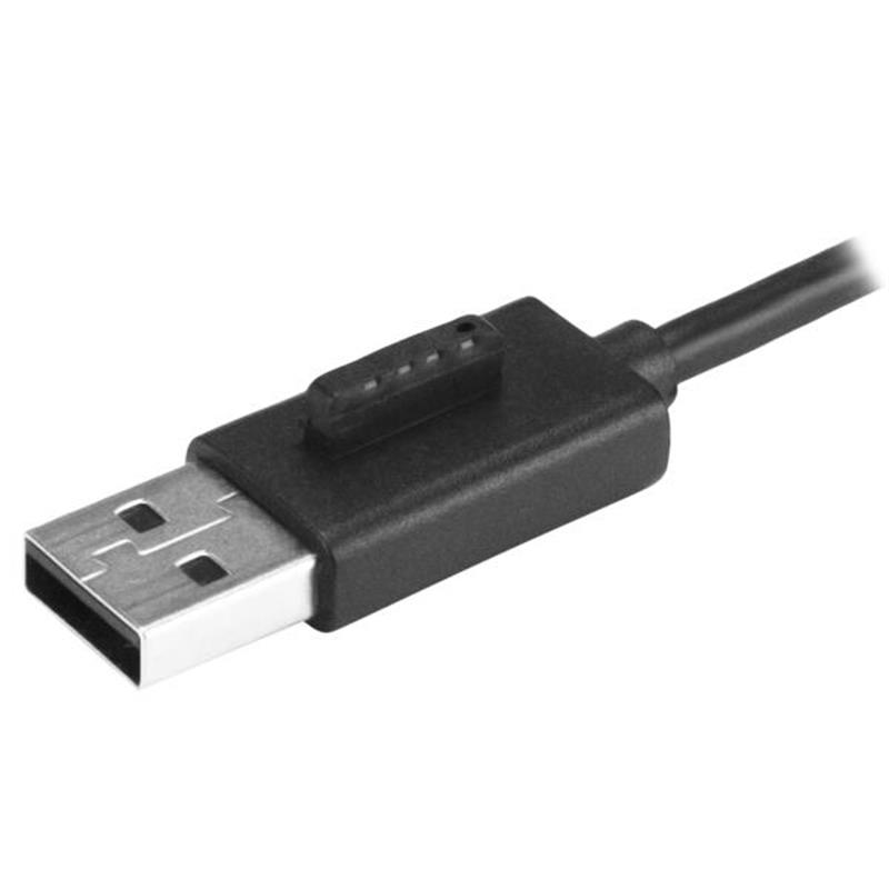 StarTech.com 4-poorts draagbare USB 2.0 hub met geïntegreerde kabel