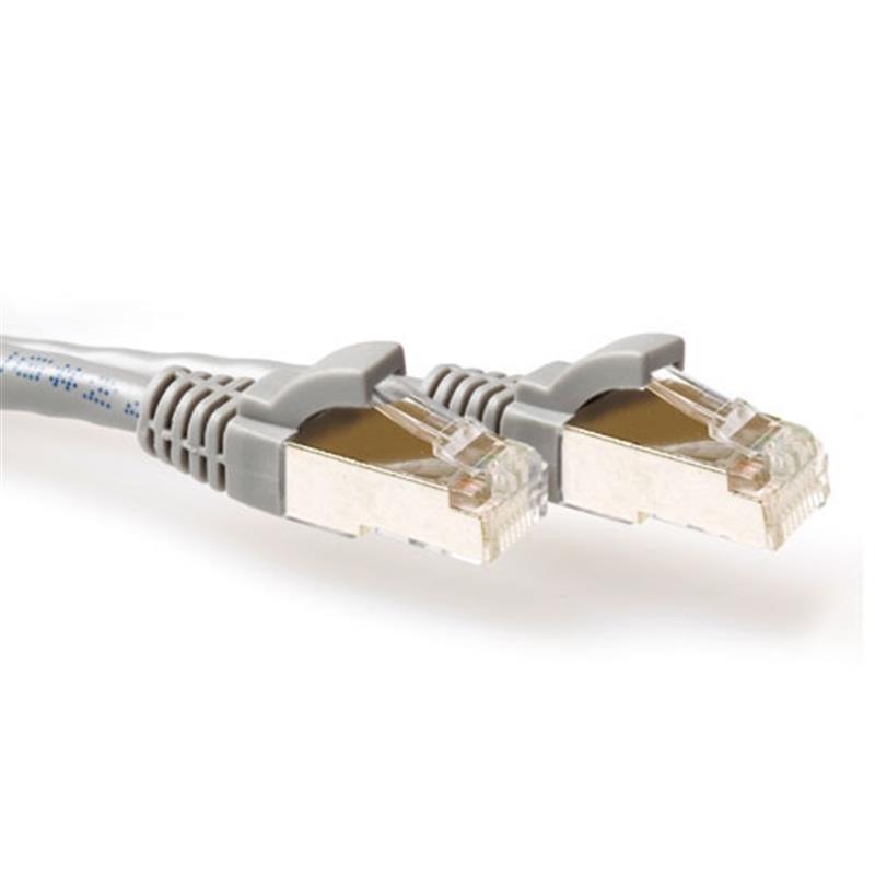 ACT FB7051 netwerkkabel Grijs 1,5 m Cat6a S/FTP (S-STP)