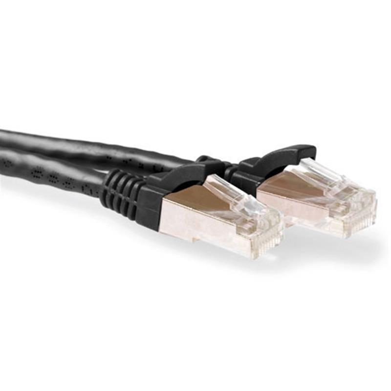 ACT FB7925 netwerkkabel Zwart 25 m Cat6a S/FTP (S-STP)