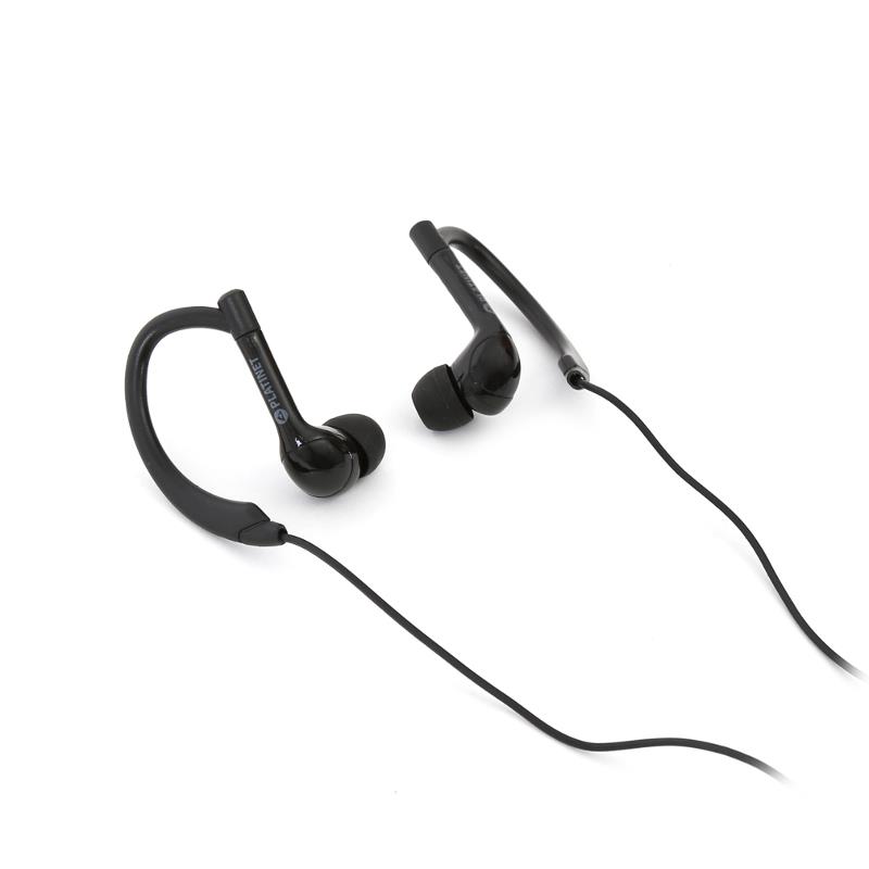 PLATINET IN-EAR EARPHONES MIC SPORT PM1072 BLACK 42936