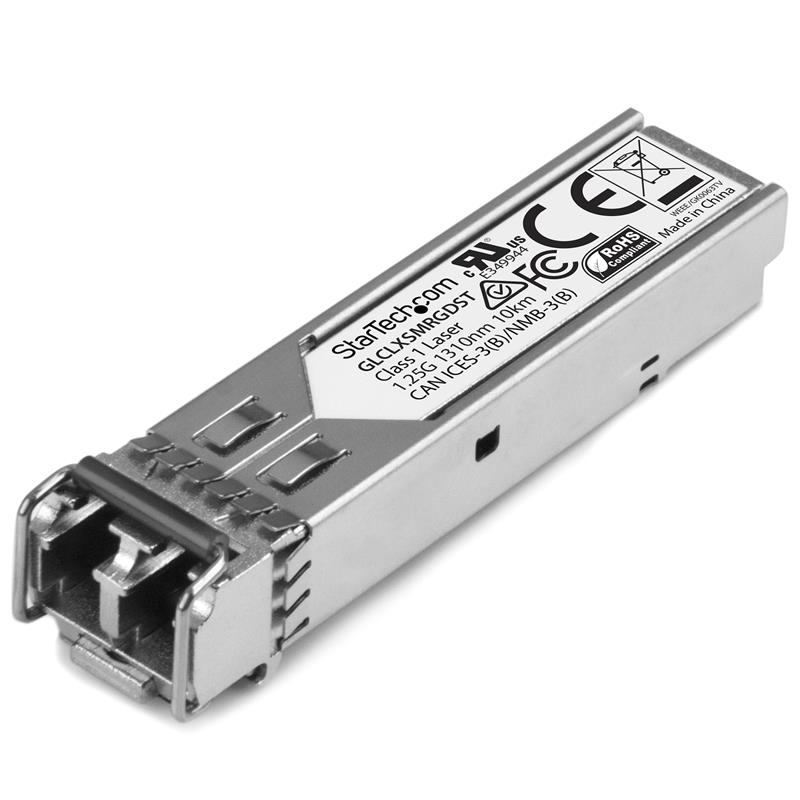 StarTech.com Gigabit glasvezel 1000Base-LX SFP ontvanger module Cisco GLC-LX-SM-RGD compatibel SM LC 10 km