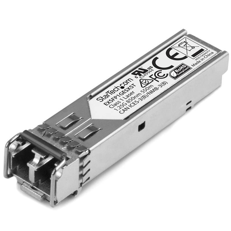 StarTech.com Gb glasvezel 1000Base-LX SFP ontvanger module Juniper EX-SFP-1GE-LX compatibel SM LC 10 km